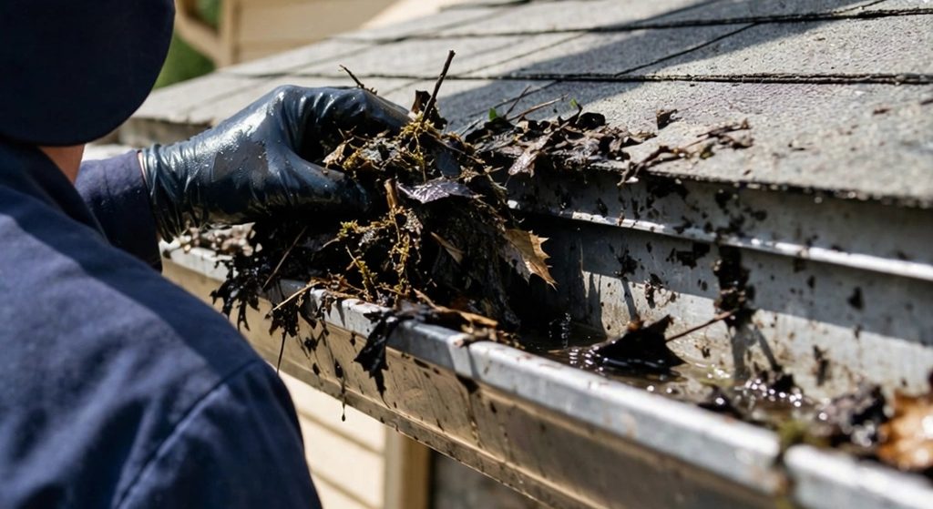 Gutter cleaning service